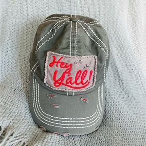 KBETHOS olive colored baseball hat.  Hey Y’all.  Excellent condition.